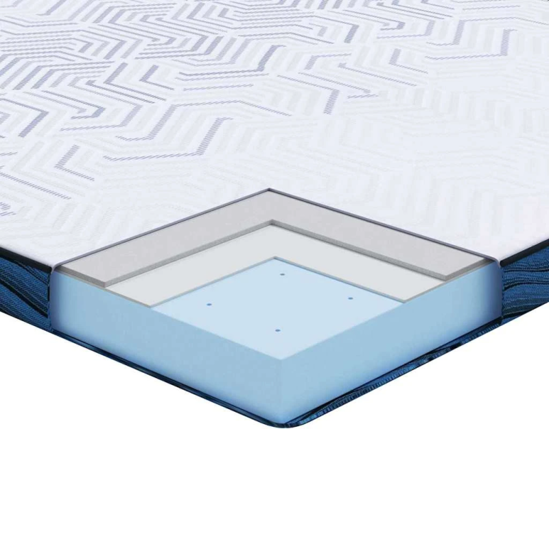 vidaXL Matracis Balts 100 x 200 cm Žakarda audums