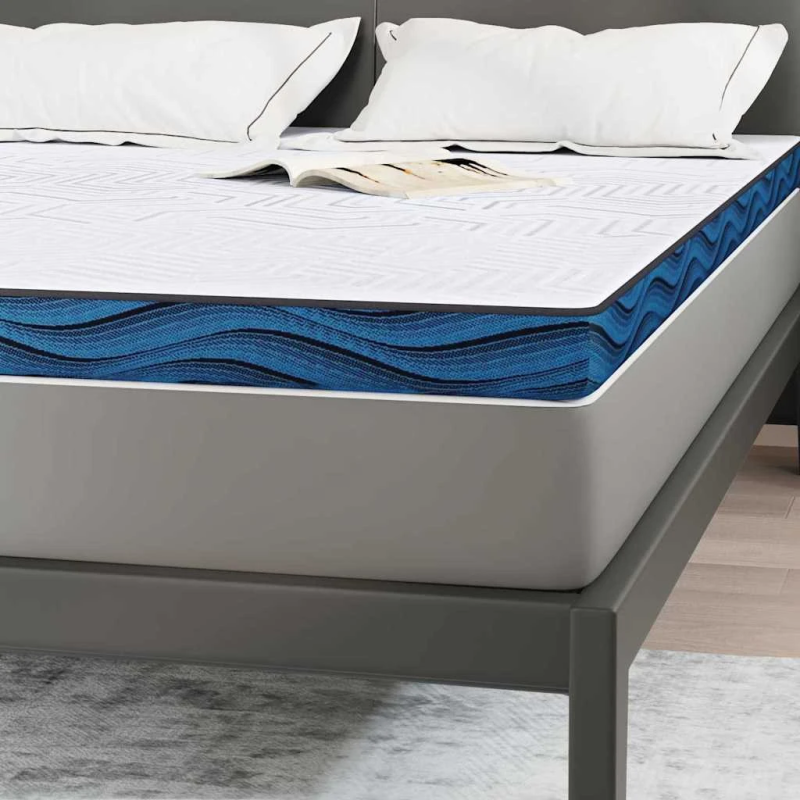 vidaXL Matracis Balts 140 x 190 cm Žakarda audums