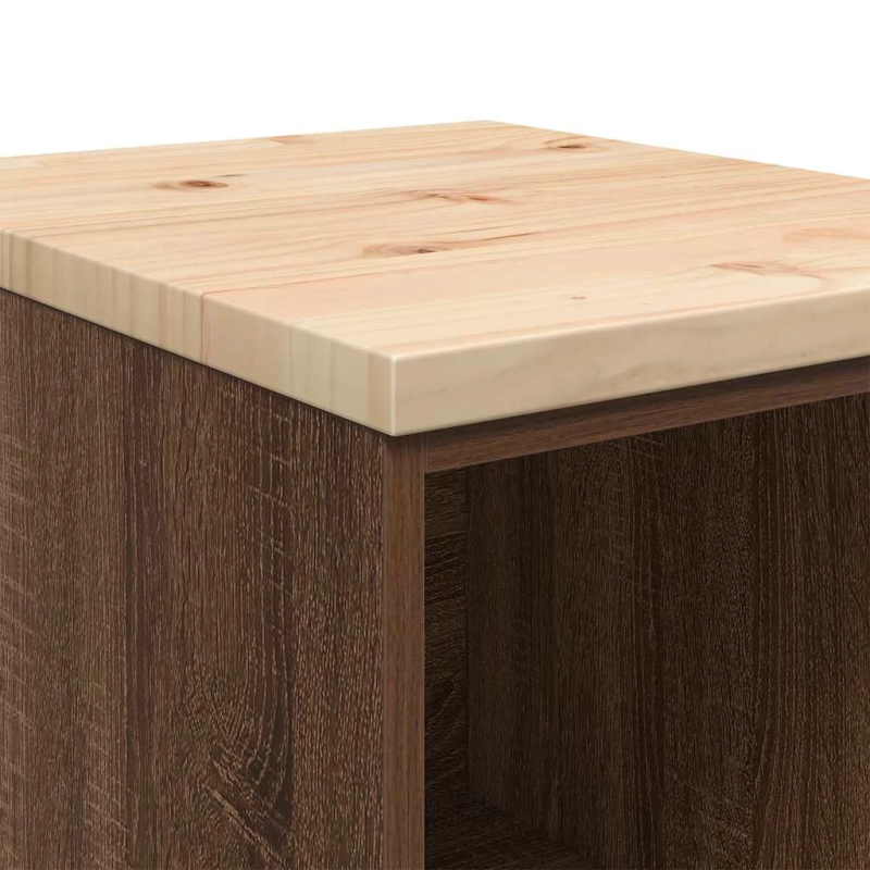 vidaXL Garāžas glabāšanas skapis, 40x51x85 cm priedes masīvkoks