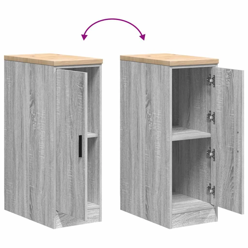 vidaXL Garāžas glabāšanas skapis, 30x51x85 cm priedes masīvkoks