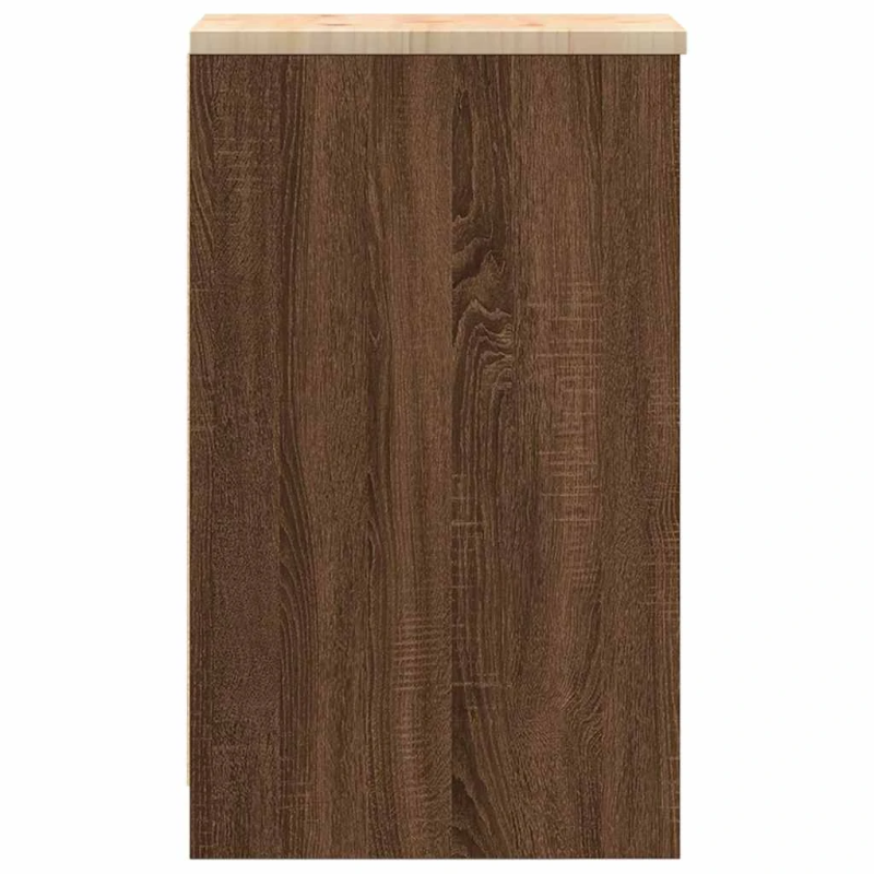 vidaXL Garāžas glabāšanas skapis, 30x51x85 cm priedes masīvkoks