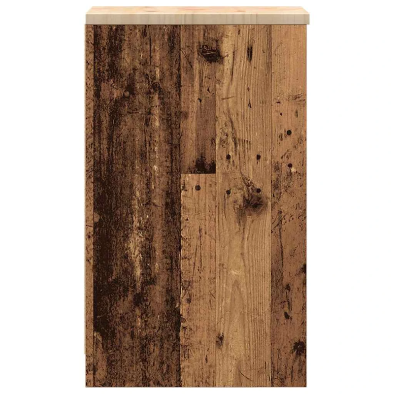 vidaXL Garāžas glabāšanas skapis, 30x51x85 cm priedes masīvkoks