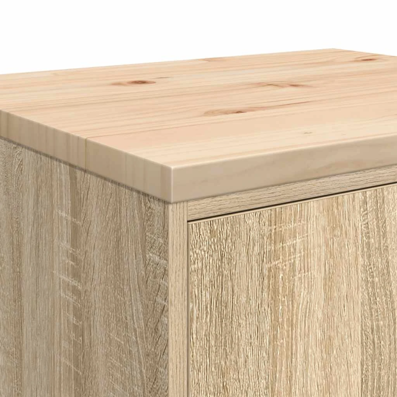 vidaXL Garāžas glabāšanas skapis, 60x51x85 cm priedes masīvkoks