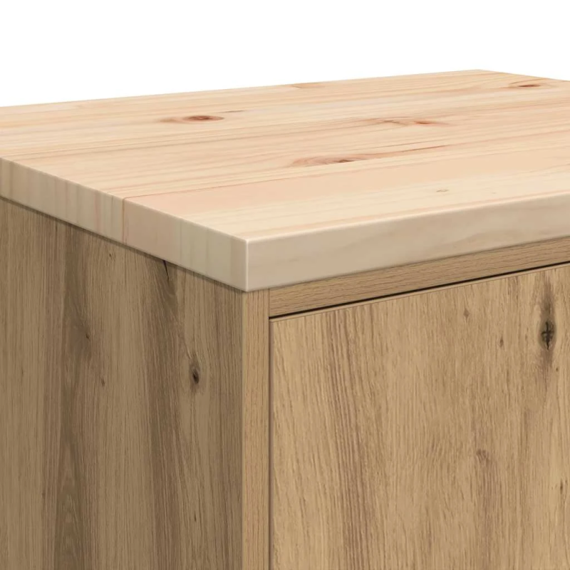 vidaXL Garāžas glabāšanas skapis, 60x51x85 cm priedes masīvkoks