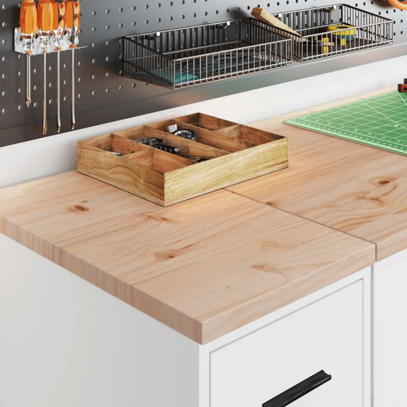 vidaXL Garāžas glabāšanas skapis, balts, 30x51x85 cm priedes masīvkoks