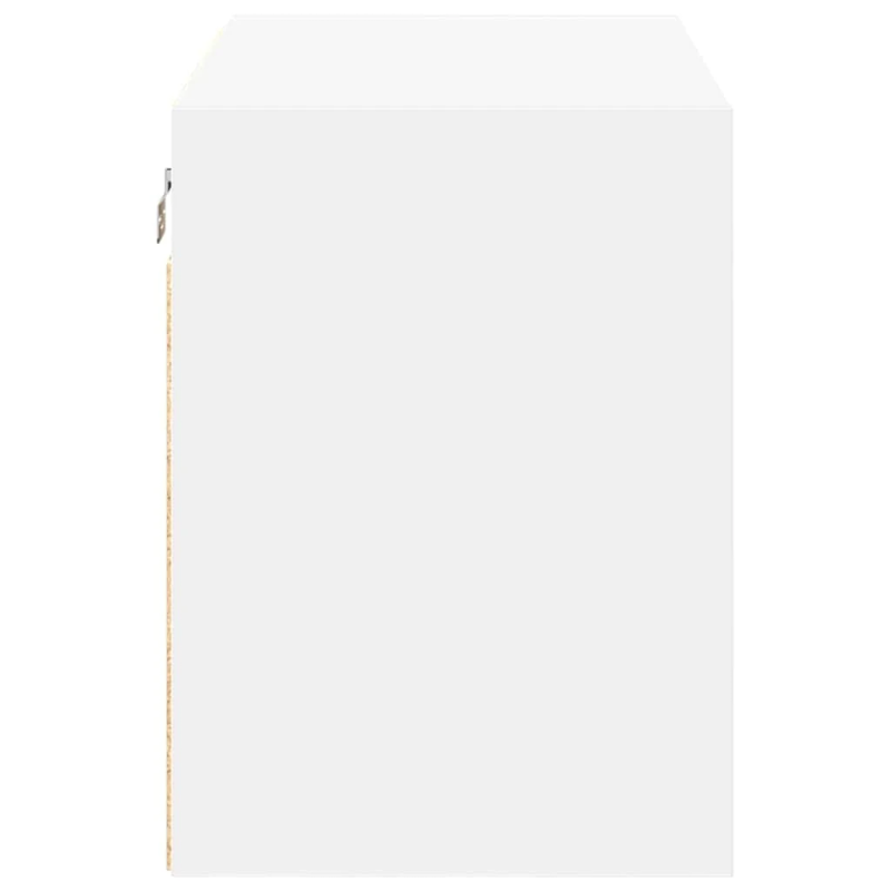 vidaXL garāžas sienas skapis, balts inženierijas koks