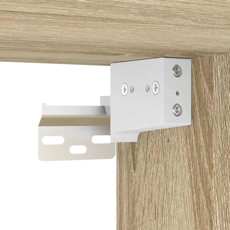 vidaXL garāžas sienas skapji, 2gab., ozolkoka krāsa, inženierijas koks