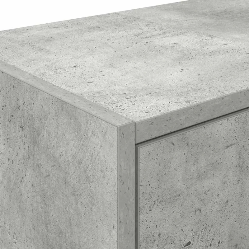 vidaXL garāžas sienas skapji, 2 gab., betona pelēki, inženierijas koks