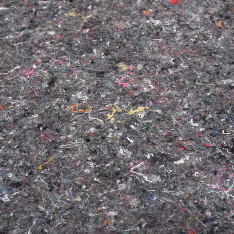 vidaXL krāsotājs flīss, 50 m, 220 g-m², neslīdošs, pelēks