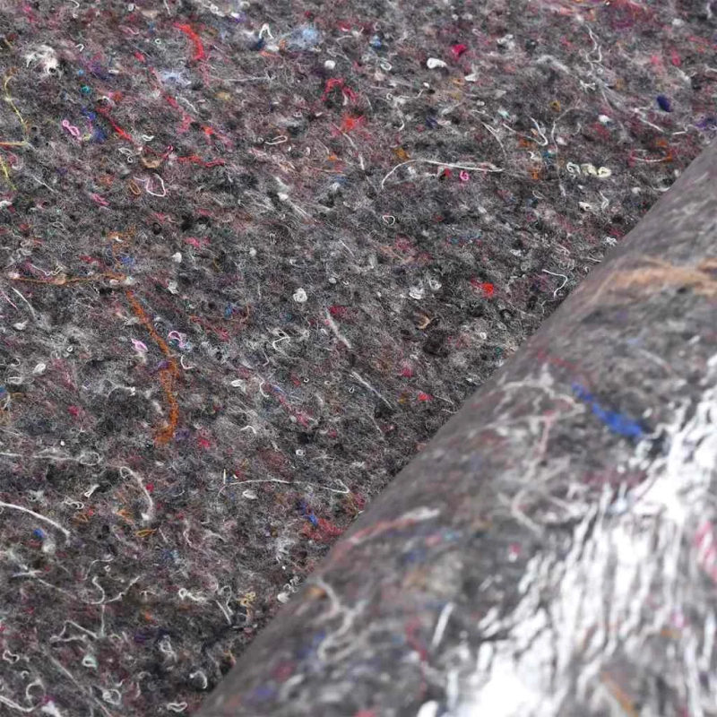 vidaXL krāsotājs flīss, 50 m, 220 g-m², neslīdošs, pelēks