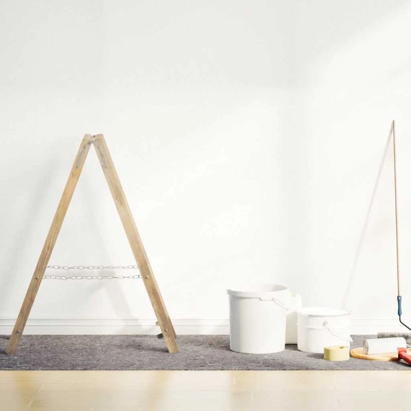 vidaXL krāsotājs flīss, 10 m, 280 g-m², neslīdošs, pelēks