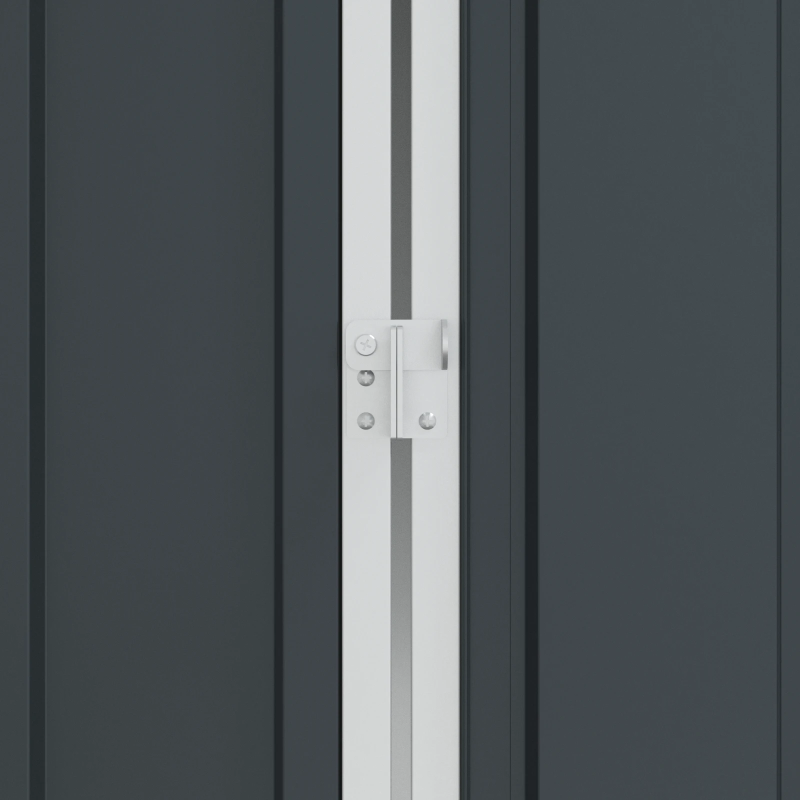 vidaXL Putnu būris Antracīts 215 x 210 x 247 cm Cinkots tērauds