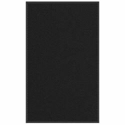 vidaXL durvju paklājs, melns, 90x150 cm