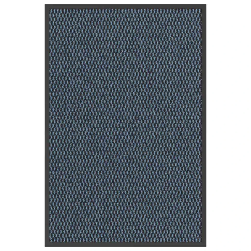 vidaXL durvju paklājs, zils, 60x90 cm