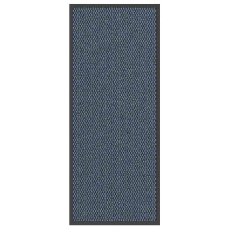 vidaXL durvju paklājs, zils, 60x150 cm