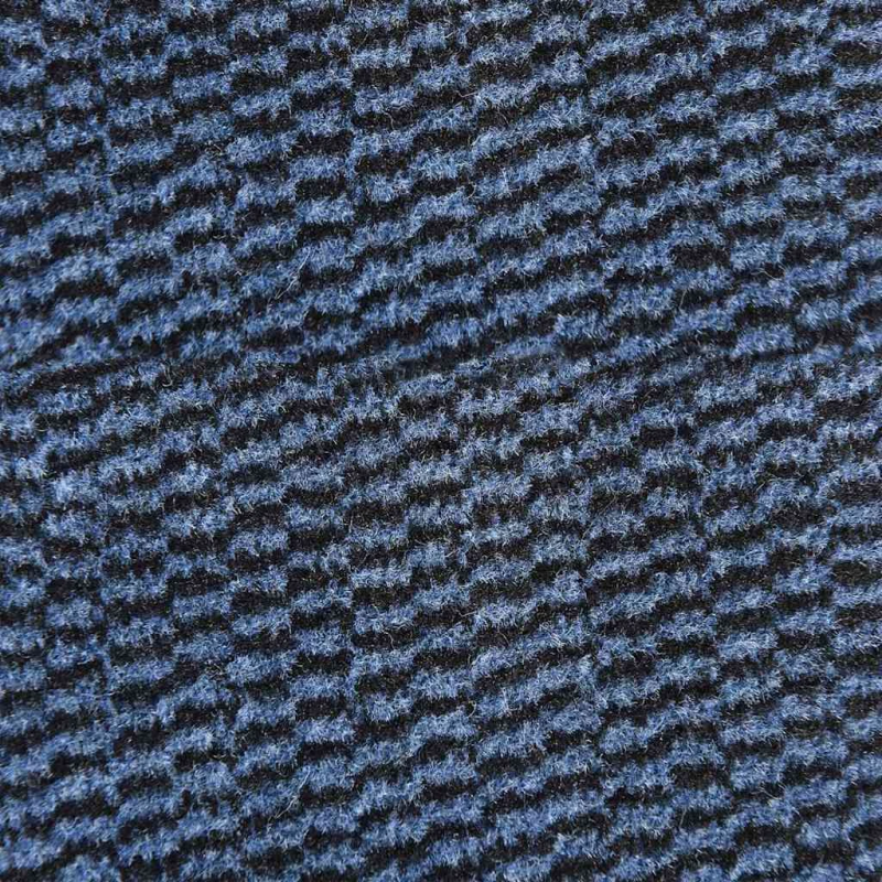 vidaXL durvju paklājs, zils, 115x400 cm