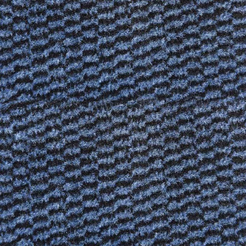 vidaXL durvju paklājs, zils, 115x500 cm