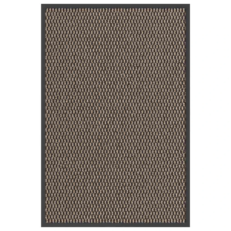 vidaXL durvju paklājs, brūns, 60x90 cm