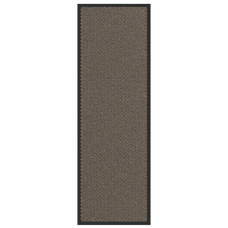 vidaXL durvju paklājs, brūns, 60x180 cm