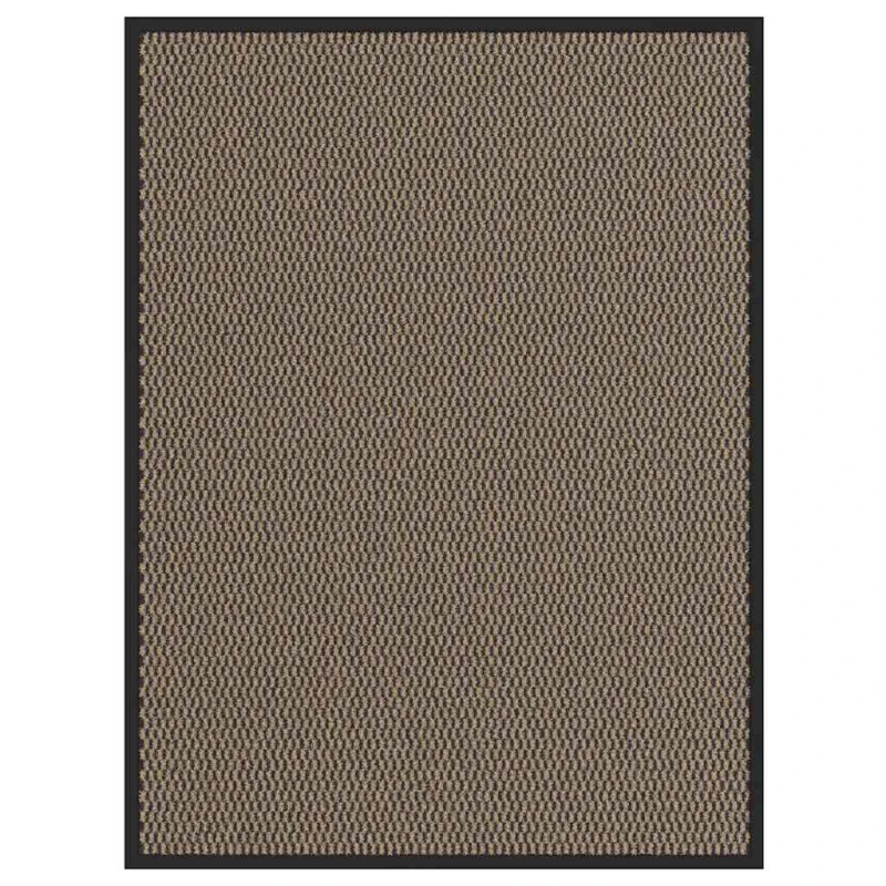 vidaXL durvju paklājs, brūns, 80x120 cm