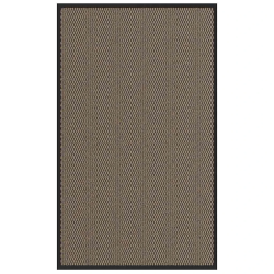 vidaXL durvju paklājs, brūns, 90x150 cm