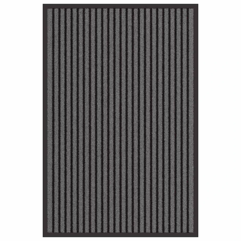 vidaXL Durvju paklājs Melna 60 x 90 cm Polipropilēns