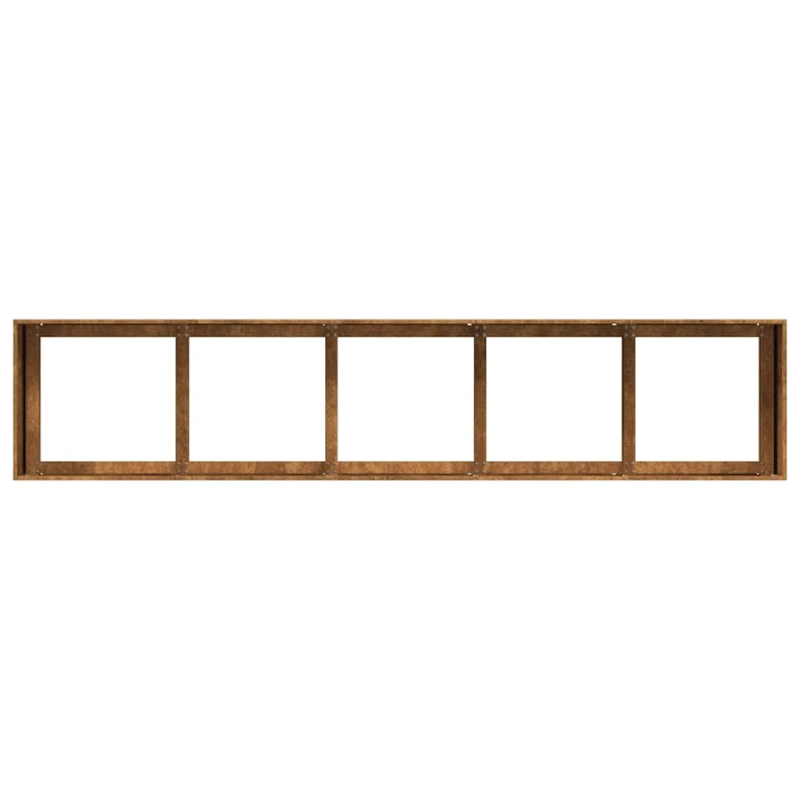 vidaXL puķu kaste, rūsas, 200x40x40 cm, izturīgs tērauds