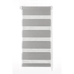 Rullo žalūzija DOMOLETTI RATTAN D\\&N 1300 x 2300 mm pelēka