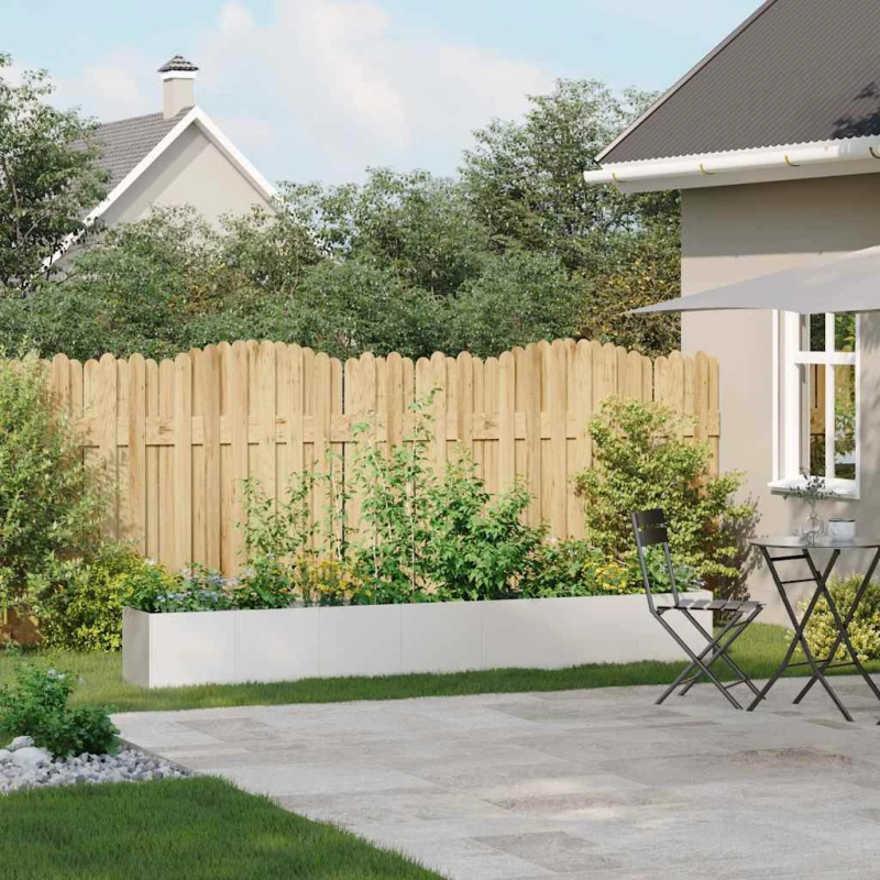 vidaXL puķu kaste, 280x40x40 cm, nerūsējošs tērauds