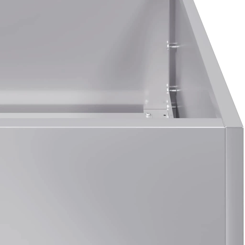 vidaXL puķu kaste, 120x40x80 cm, cinkots tērauds