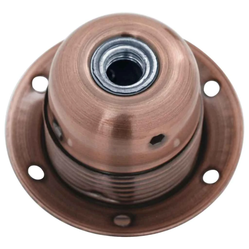 vidaXL Lampu turētāji 2 gab Red Bronze E27