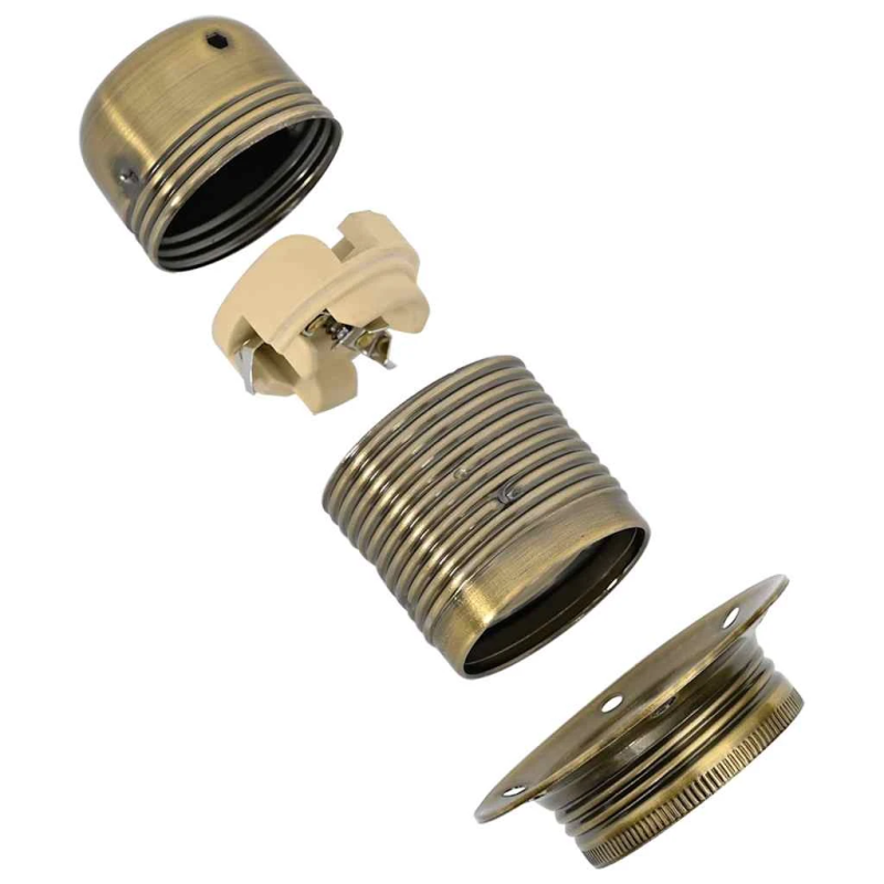 vidaXL Lampu turētāji 2 gab Bronze E27