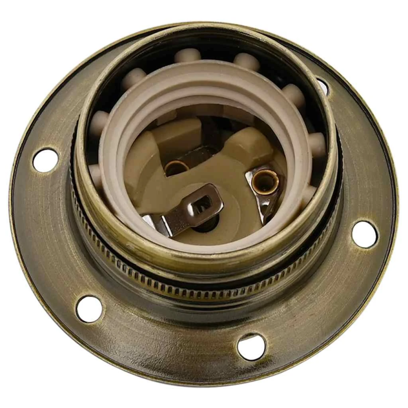 vidaXL Lampu turētāji 2 gab Bronze E27