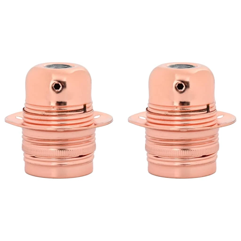 vidaXL Lampu turētāji 2 gab Rose Gold E27