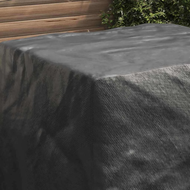 vidaXL Mēbeļu pārklājs Vienkrāsains Melna 116 x 100 x 120 cm 420D