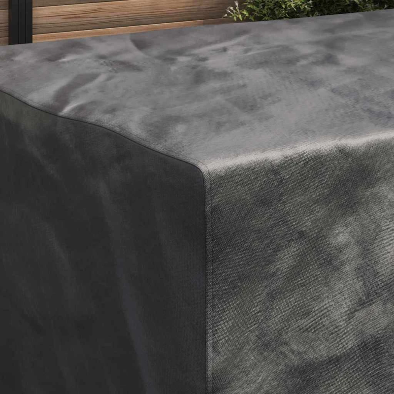 vidaXL Mēbeļu pārklājs Vienkrāsains Melna 230 x 165 x 80 cm 600D