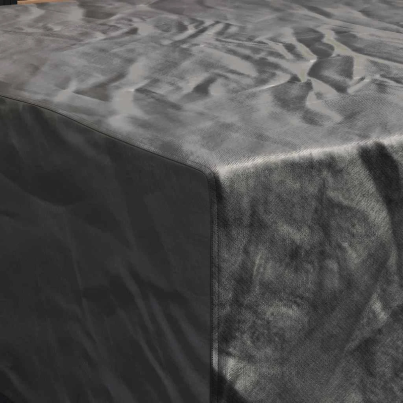 vidaXL Mēbeļu pārklājs Vienkrāsains Melna 235 x 235 x 70 cm 600D