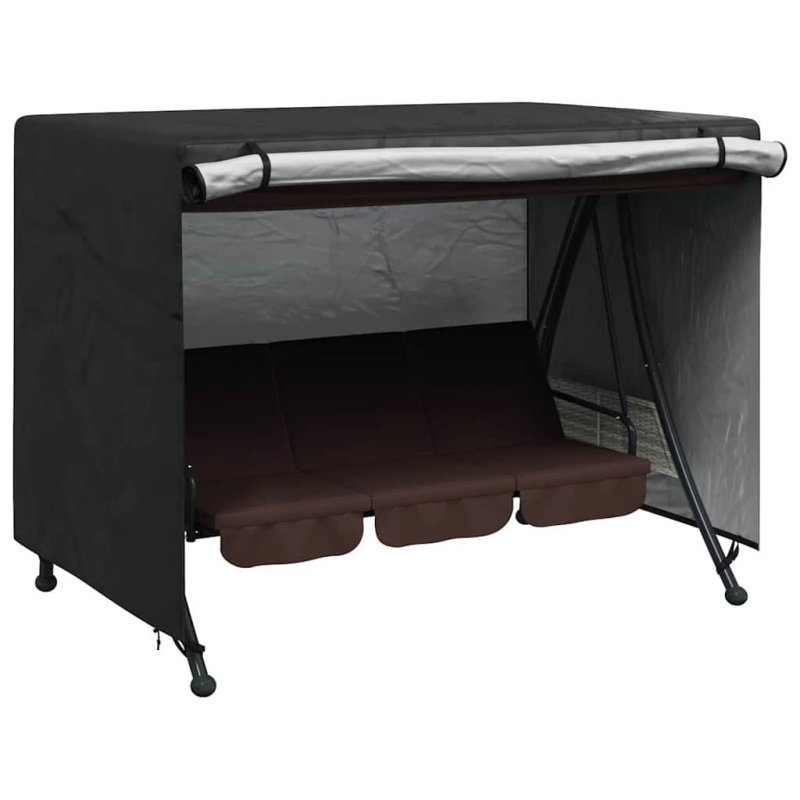 vidaXL Āra šūpoļu pārsegs 220 x 125 x 170 cm 600D Oksforda audums