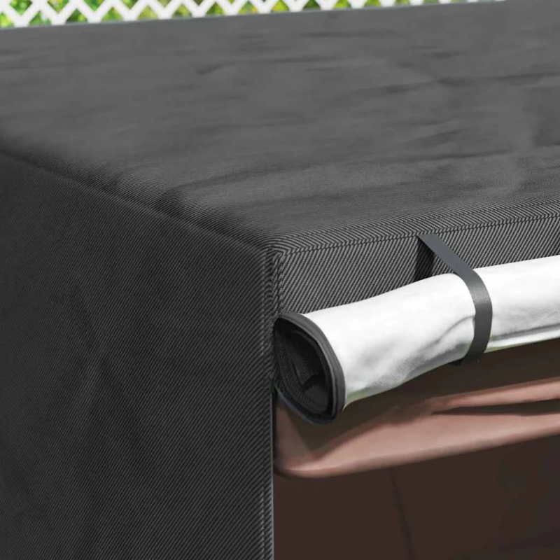 vidaXL Āra šūpoļu pārsegs 250 x 250 x 160 cm 210D Oksforda audums