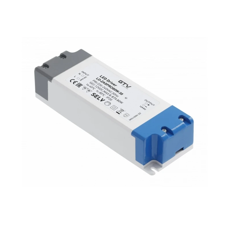 Barošanās bloks LED 80W IP20