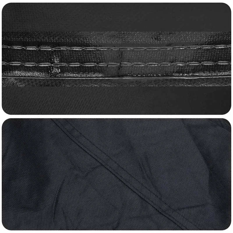 vidaXL Āra mēbeļu pārsegs Melna 244 x 244 x 105 cm 600D okforda audums