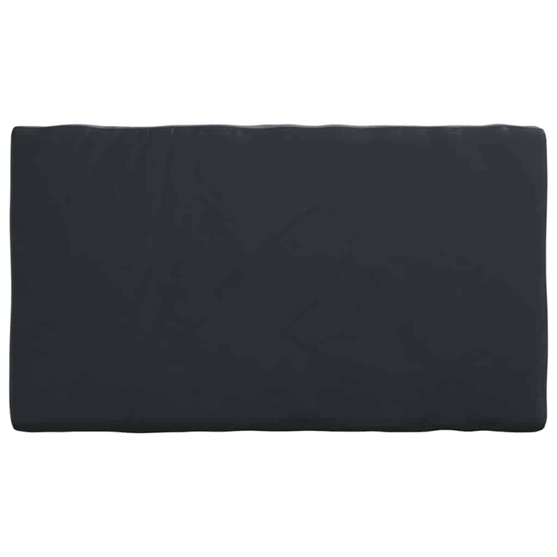 vidaXL Galda vāks Vienkrāsains Melna 102 x 202 x 15 cm audums