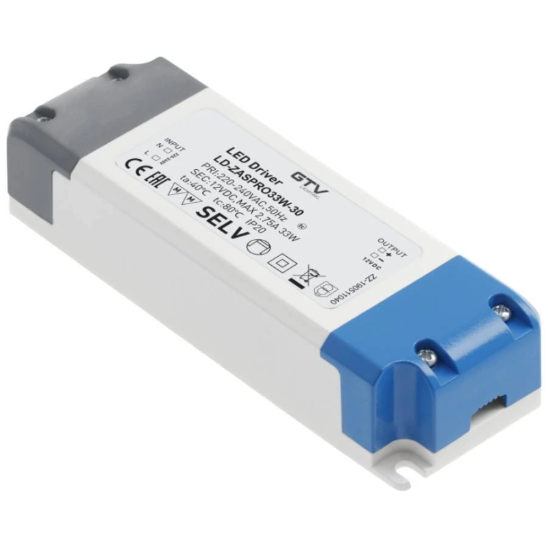 Barošanās bloks LED 33W IP20