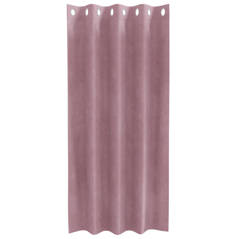 vidaXL Aptumšojošie aizkari 2 pcs Tumšs rozā 140 x 175 cm Samts