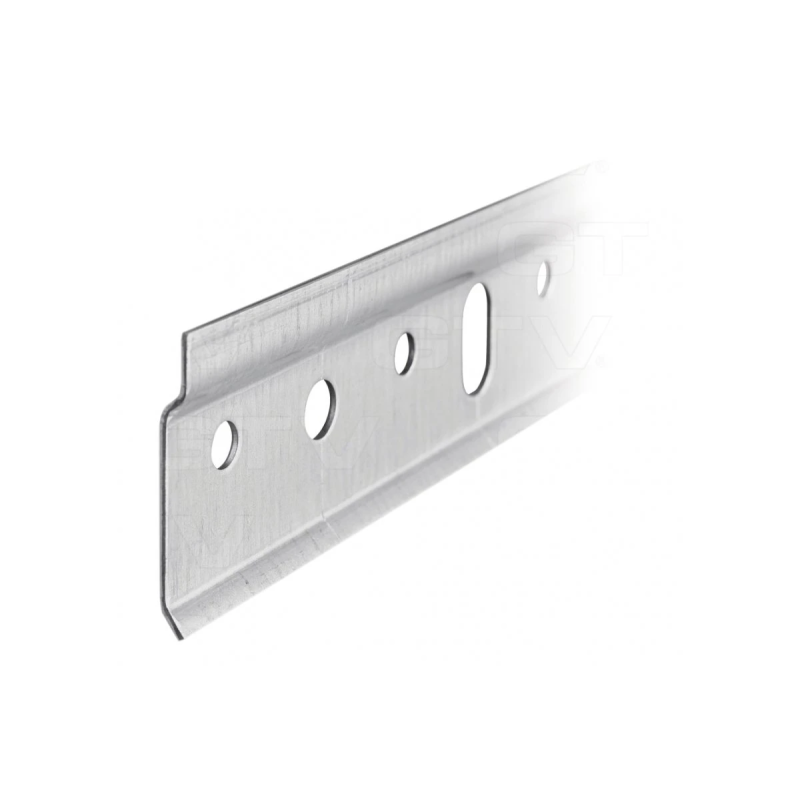 Montāžas sliede, L 2000 mm, biez.-1.20 mm, metāla