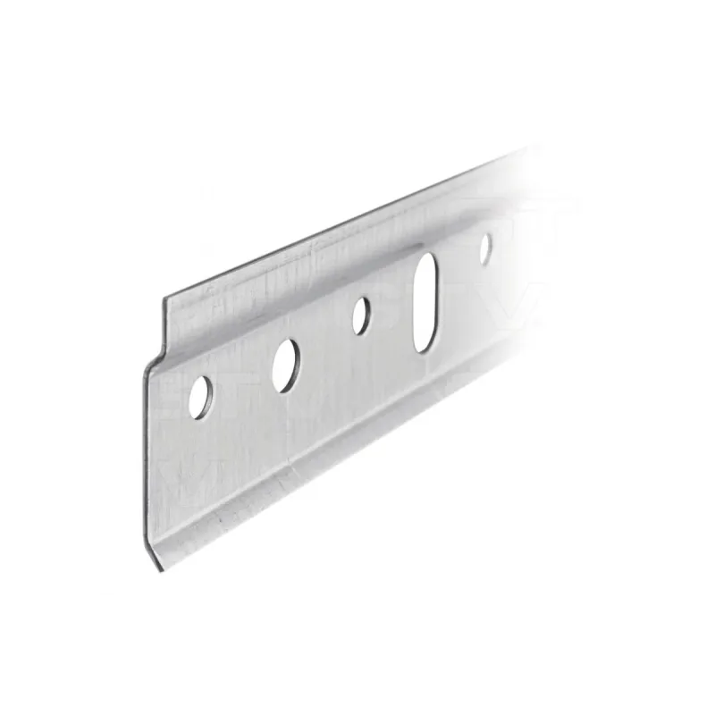 Montāžas sliede, L 2000 mm, biez.-1.20 mm, metāla