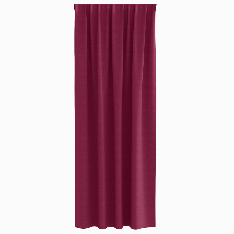 vidaXL Aizkari ar Gredzeniem, kas Aizliedz Gaismu 2 pcs Vīna sarkans