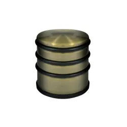 Uksestopper Barcz, 8 cm, DIA 7 cm, metall, messingi v.