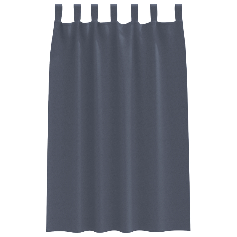 vidaXL Aizkari ar Gredzeniem, kas Aizliedz Gaismu 2 pcs Antracīts