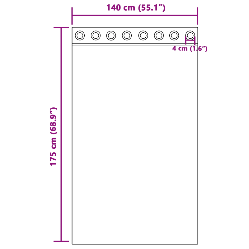 vidaXL Samta aizkari ar aizkariem 2 pcs Brūna 175 x 140 cm Samts